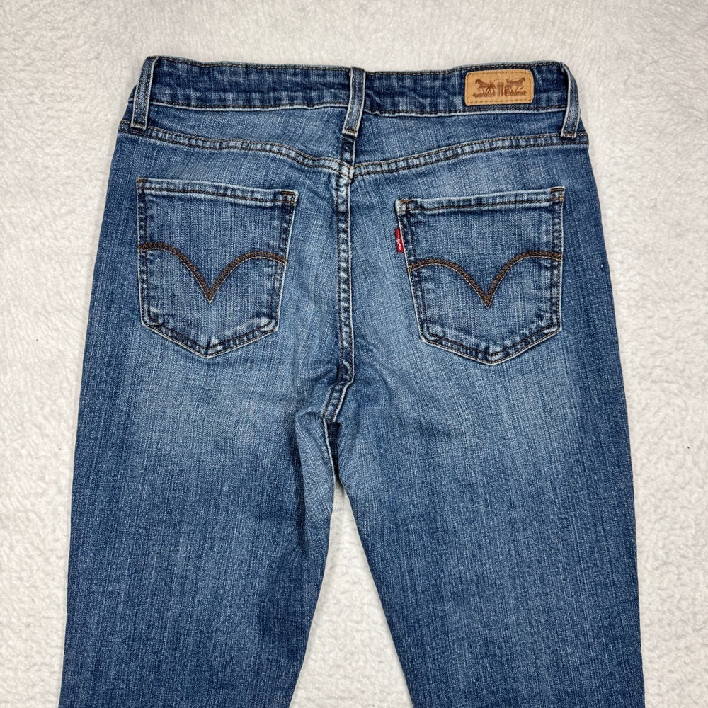 Levi Strauss Blue Denim Classic Mid-Rise Skinny Jeans Denim Pants Women's Size 8 - Picture 12 of 14